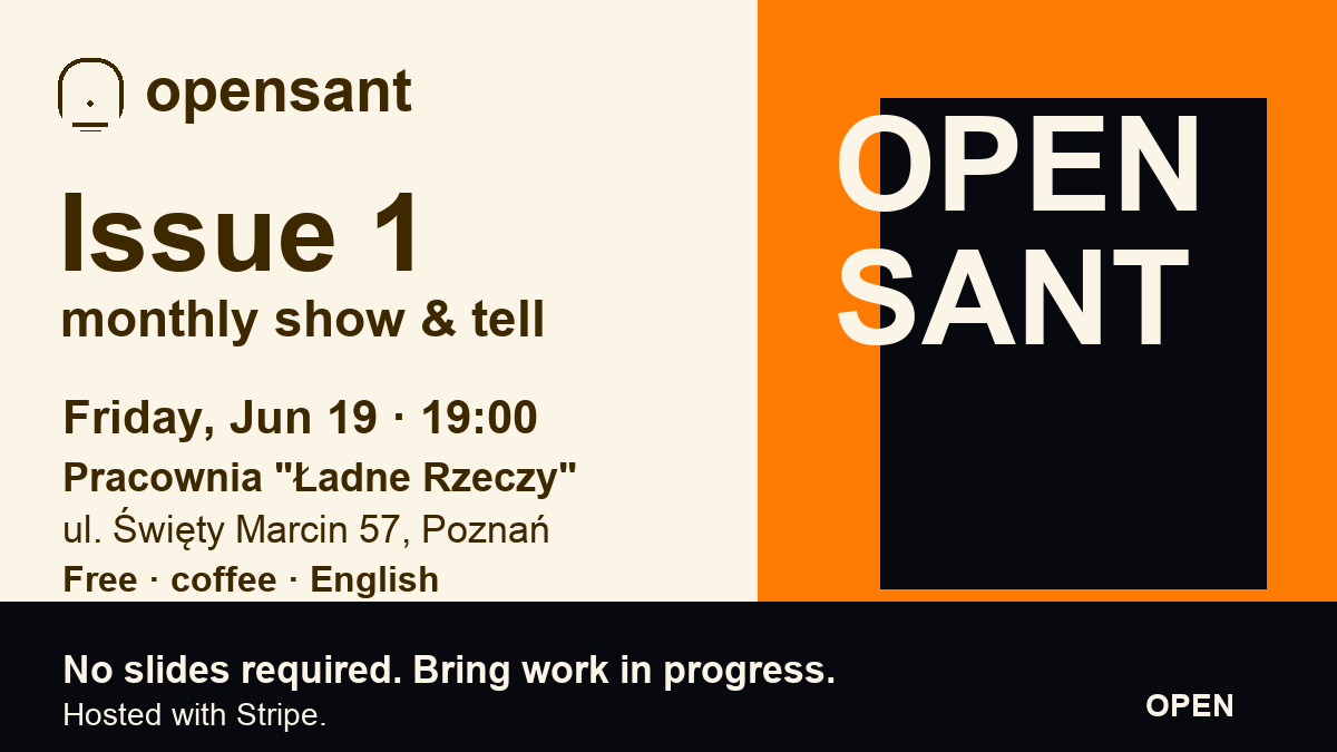 OpenSant Issue 1