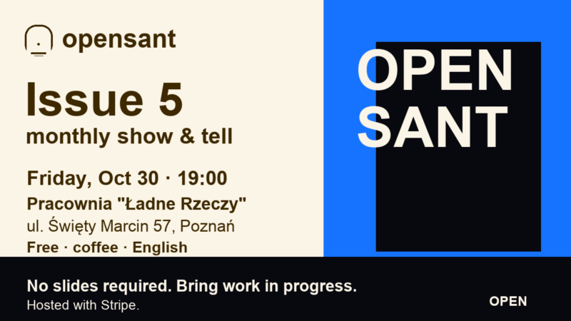 OpenSant Issue 5